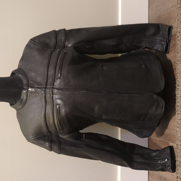 First Classics Women's Black Removable Lined Motorcycle Leather Jacket Size M - Picture 10 of 16